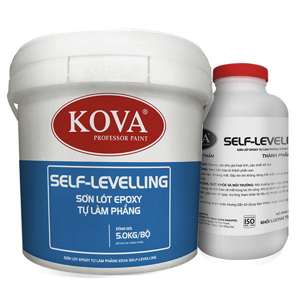 Sơn lót Epoxy Tự làm phẳng KOVA Self-levelling