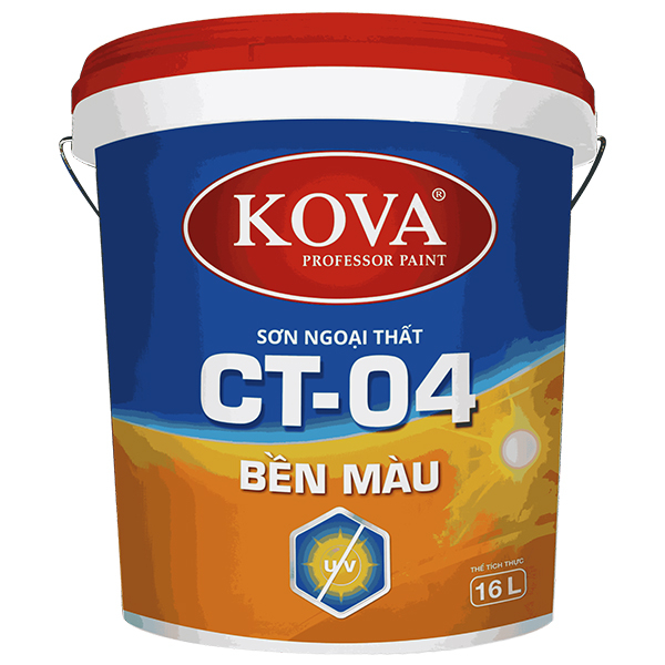 Sơn ngoại thất cao cấp KOVA CT-04 BỀN MÀU