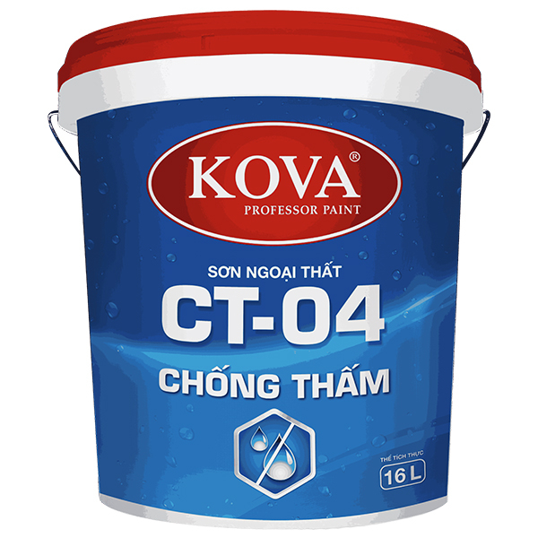 Sơn Ngoại Thất Cao Cấp KOVA CT-04 Chống Thấm