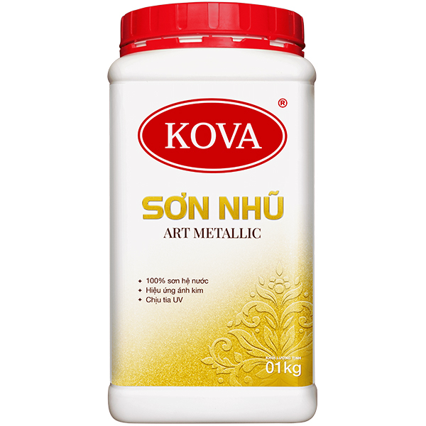 Sơn Nhũ Vàng KOVA Gold Metallic/ Silver Metallic/ Bronze Metallic