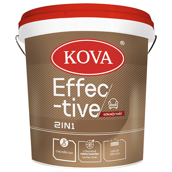 Sơn nội thất KOVA Effective 2in1